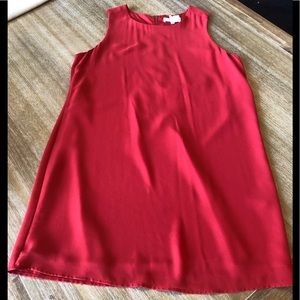 Red Polyester Dress